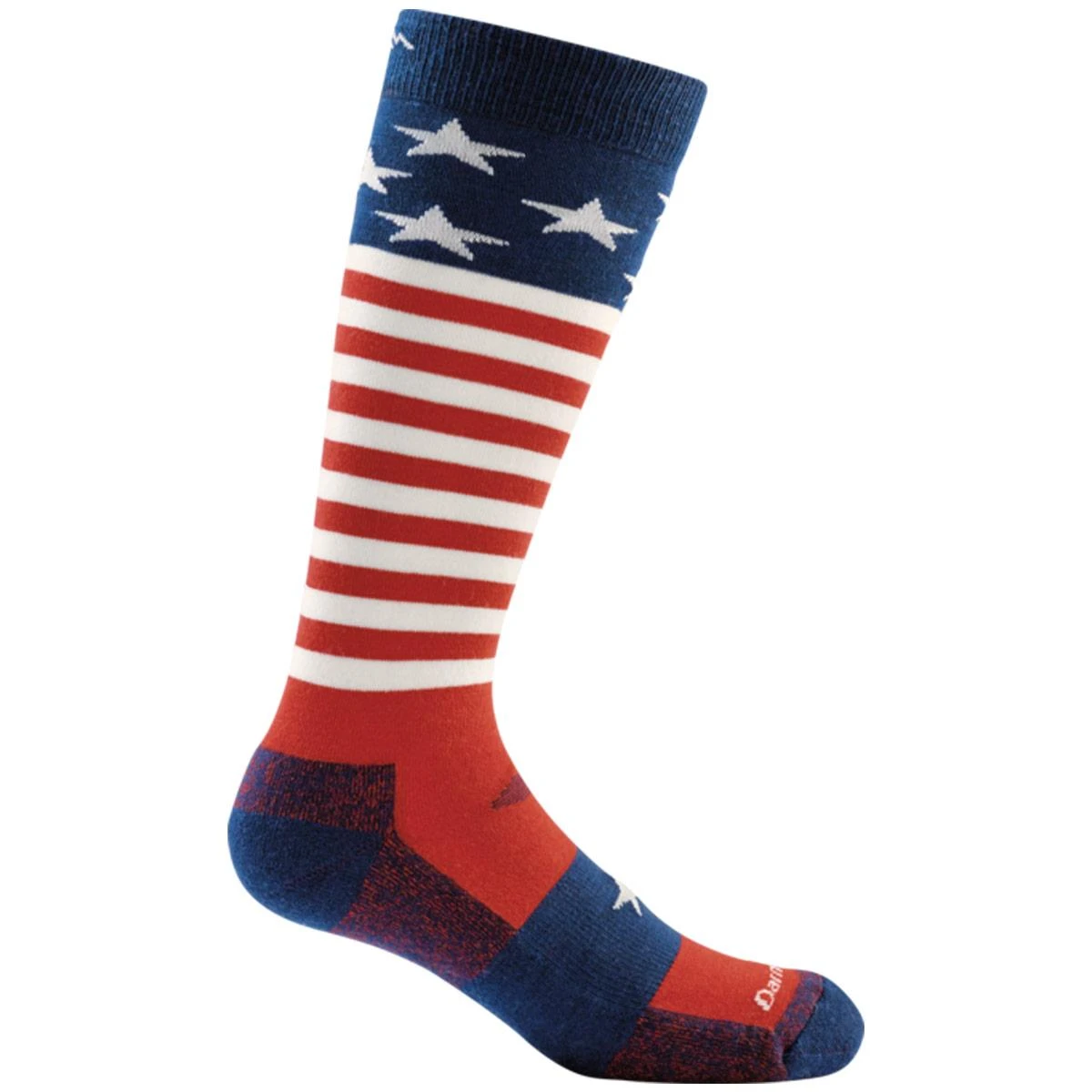 Darn Tough Captain Stripes Junior Over-the-Calf Lightweight Ski Socks 5 Darn Tough Captain Stripes Junior Over-the-Calf Lightweight Ski Socks - Image 3