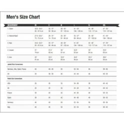 Orage Redford Men's Jacket 2018 -The Ski Equipment Store Orage Men s Size Chart 1 31792.1681543691