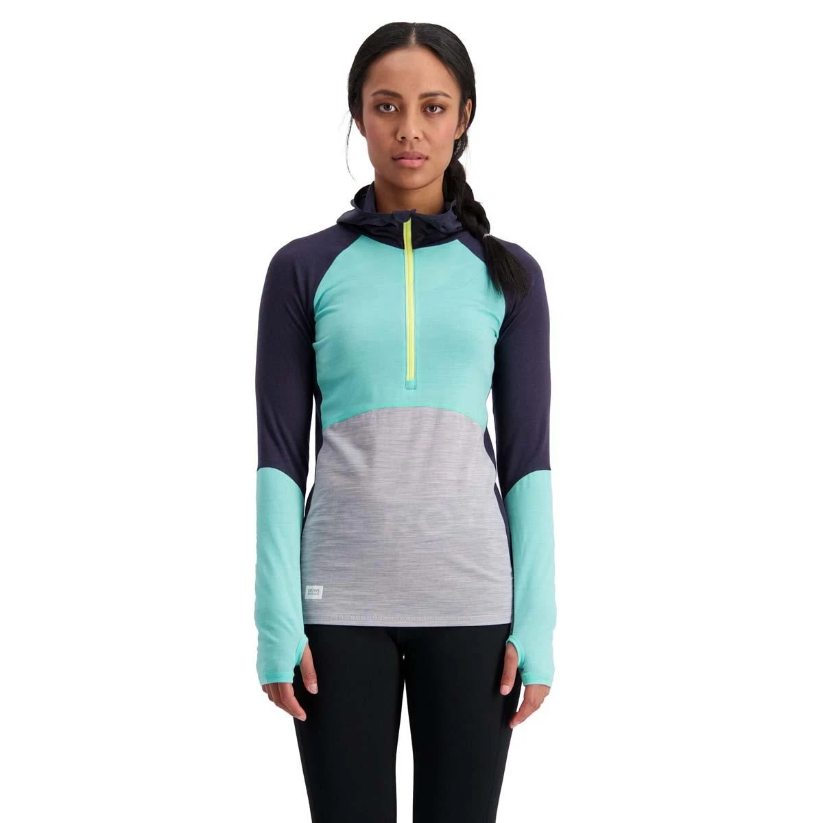 Mons Royale Womens Bella Tech Hooded Base Layer 5 Mons Royale Womens Bella Tech Hooded Base Layer - Image 3