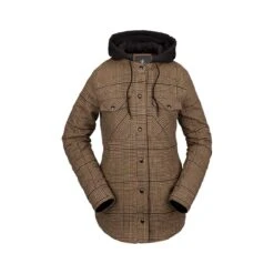 Volcom Hooded Flannel Jacket